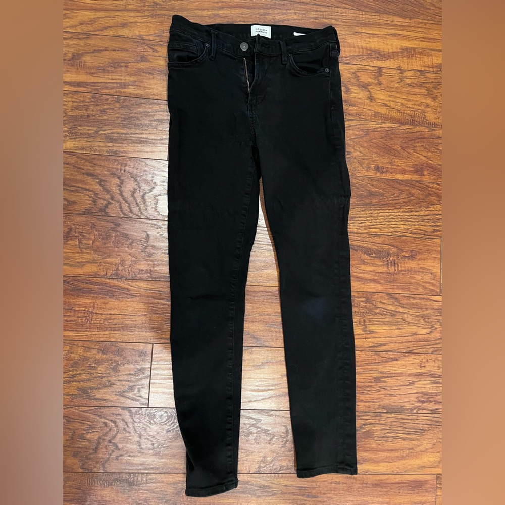 Citizens Of Humanity Black Skinny Jeans Sleek Fit